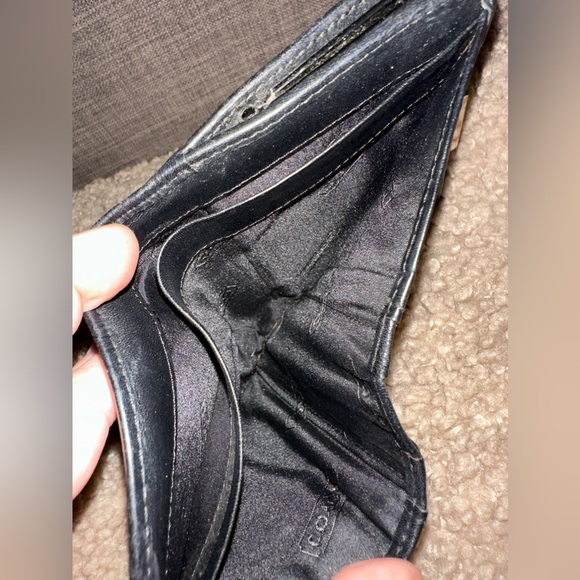 Coach 🤎 Canvas Bifold Wallet with Coach lock. - Picture 5 of 5